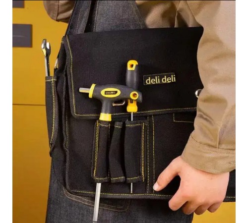 Ящики и сумки для инструментов Deli Сумка-портфель для инструментов Deli DL-P7 400 x 130 x 290мм, 00 карманов, плечевой ремень, ткань Оксфорд Ящики и сумки для инструментов Deli Сумка-портфель для инструментов Deli DL-P7 400 x 130 x 290мм, 00 карманов, плечевой ремень, ткань Оксфорд