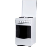 Плита Электрическая Flama AE 1409 W белый эмаль (эмалированная крышка)