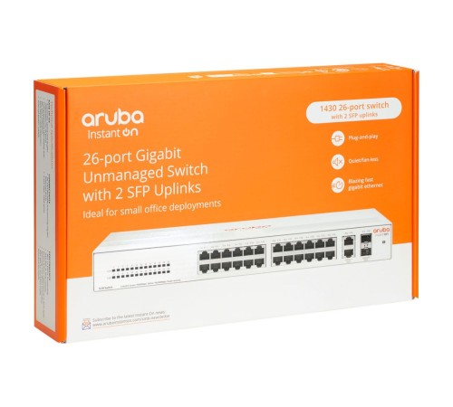 R8R50A Aruba Instant On 1430 26G 2SFP Switch Switch