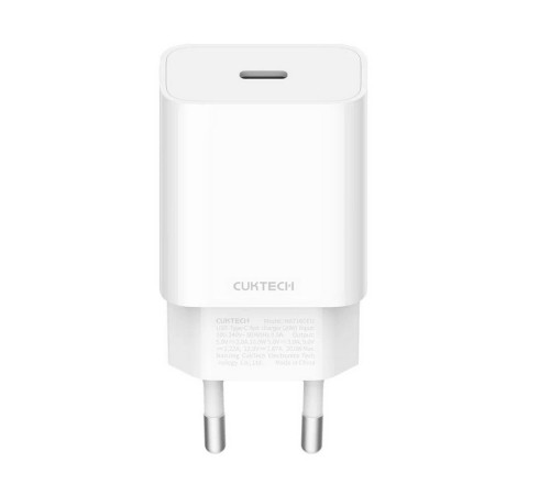 Зарядное устройство CUKTECH USB Type-C fast charger (20W) Зарядное устройство CUKTECH USB Type-C fast charger (20W)