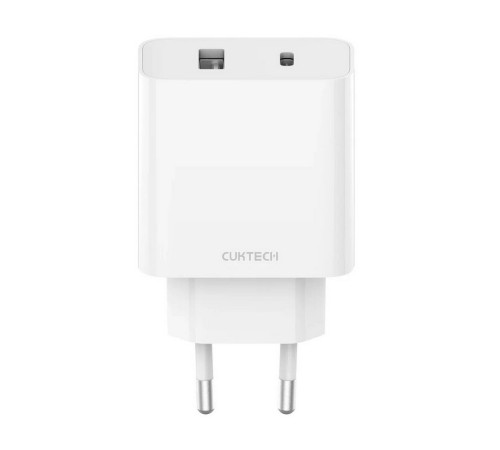 Зарядное устройство CUKTECH 30W Wall Charger (Type-A + Type-C) Зарядное устройство CUKTECH 30W Wall Charger (Type-A + Type-C)