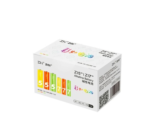 Батарея CUKTECH CUKTECH AA+AAA rainbow alkaline battery（12 AA+12 AAA）