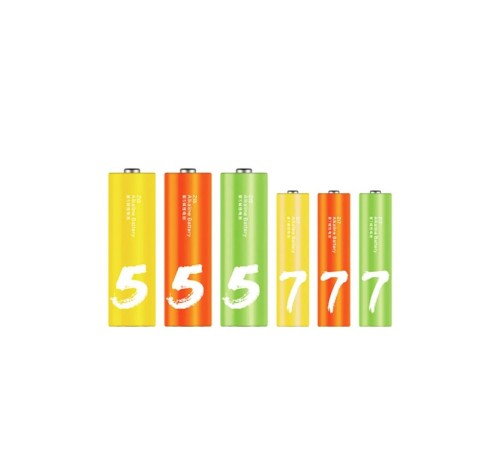 Батарея CUKTECH CUKTECH AA+AAA rainbow alkaline battery（12 AA+12 AAA）