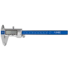 ЗУБР Штангенциркуль "ЭКСПЕРТ", ШЦЦ-I-150-0,01,цифровой, нерж. сталь, металлический корпус,150мм, шаг измерения 0,01мм [34463-150]