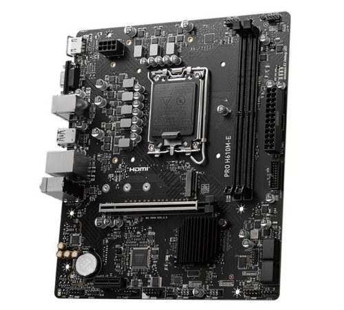 Материнская плата MSI PRO H610M-E