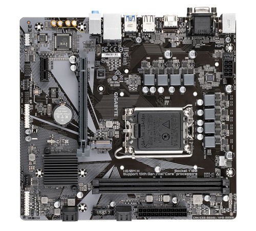 H610M H, Socket 1700, Intel®H610, 2xDDR5-4800, D-SUB+HDMI, 1xPCI-Ex16, 1xPCI-Ex1, 4xSATA3, 1xM.2, 8Ch Audio, GLan, (4+4)xUSB2.0, (2+2)xUSB3.2, 2xPS/2, mATX, RTL H610M H, Socket 1700, Intel®H610, 2xDDR5-4800, D-SUB+HDMI, 1xPCI-Ex16, 1xPCI-Ex1, 4xSATA3, 1xM.2, 8Ch Audio, GLan, (4+4)xUSB2.0, (2+2)xUSB3.2, 2xPS/2, mATX, RTL