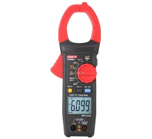 Токоизмерительные клещи UT205A+ Напряжение постоянного/переменного тока (1000 В); переменный ток (1000А); Сопротивление (40 МОм); Емкость (40 мФ); Частота (10 МГц); Отверстие челюсти 42 мм