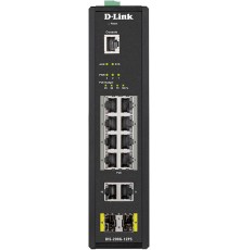 Коммутатор D-Link DIS-200G-12PS/A1A 10G 2SFP 8PoE 240W управляемый