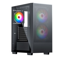 ACD Citadel 106 ATX, Black, USB3.0*1, USB*2+HD audio ,1*12cm  ARGB rear+2*14cm ARGB front ,TG