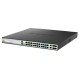 DMS-3130-30PS/A1A Управляемый L3 стекируемый коммутатор с 16 портами 100/1000/2.5GBase-T, 8 портами 5GBase-T, 2 портами 10GBase-T и 4 портами 25GBase-X SFP28 (16 портов PoE 802.3af/at, 8 портов PoE 802.3bt, PoE-бюджет 740 Вт)