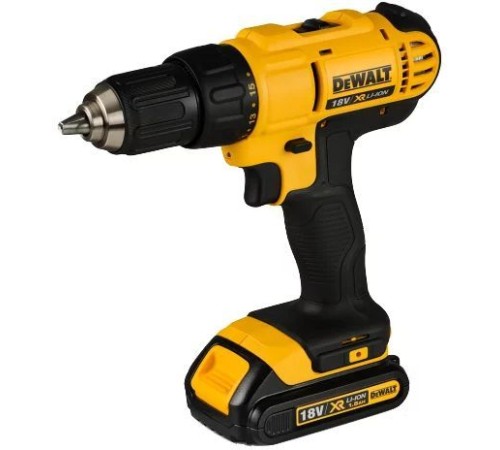 Дрель-шуруповерт DeWalt DCD771D2-KS аккум. патрон:быстрозажимной (кейс в комплекте)