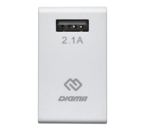 Сетевое зар./устр. Digma DGWC-1U-2.1A-WG 2.1A универсальное белый Сетевое зар./устр. Digma DGWC-1U-2.1A-WG 2.1A универсальное белый