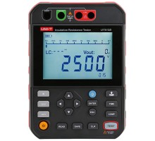 Измеритель сопротивления изоляции UT512D до 2,5 кВ, до 1 ТОм память на 999 измерений, CAT IV 600 В