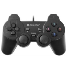 Геймпад Defender Omega черный USB виброотдача