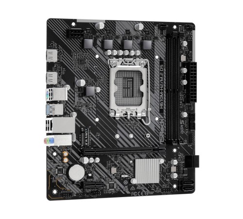 Материнская плата ASROCK H610M-H2/M.2 D5, LGA1700, H610, 2*DDR5, HDMI+DP, 4xSATA3 6.0 (RAID), M.2 Socket, USB 3.2, USB2.0, mATX (H610M-H2/M.2 D5)