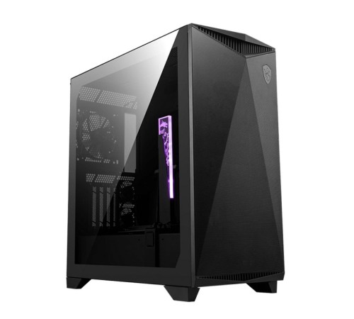 MPG GUNGNIR 300P AIRFLOW Midi Tower, EATX, 2xUSB 3.2 Gen 1, 1xUSB 3.2 Gen2 Type-C, 4x120mm PWM black Fan, 1x80mm Fan, 2x 6015 Fan, MPG PCI-E 4.0 X16 RISER CABLE, Tempered Glass Window