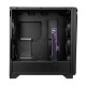 MPG GUNGNIR 300P AIRFLOW Midi Tower, EATX, 2xUSB 3.2 Gen 1, 1xUSB 3.2 Gen2 Type-C, 4x120mm PWM black Fan, 1x80mm Fan, 2x 6015 Fan, MPG PCI-E 4.0 X16 RISER CABLE, Tempered Glass Window