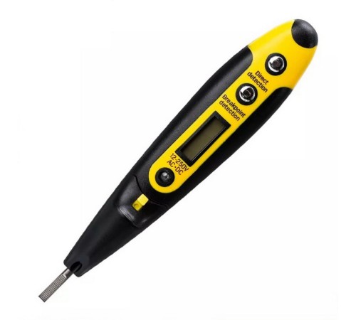 Измерительный и разметочный инструмент Deli Индикаторная отвертка-тестер напряжения цифровая Deli DL8005 (12-250 В)