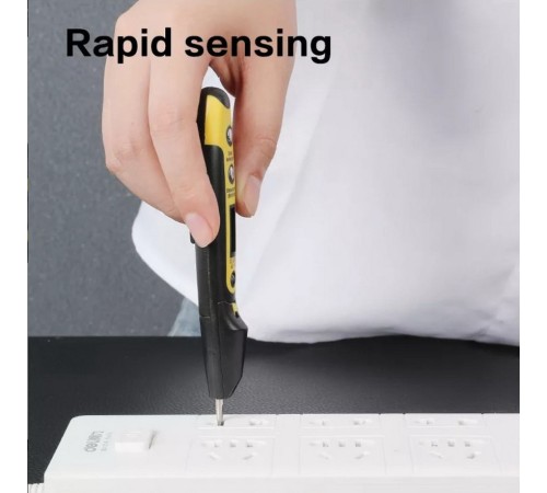 Измерительный и разметочный инструмент Deli Индикаторная отвертка-тестер напряжения цифровая Deli DL8005 (12-250 В)