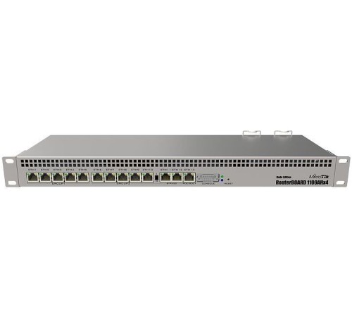 Роутер MikroTik RB1100AHx4 Dude Edition (RB1100DX4) 10/100/1000BASE-TX серый