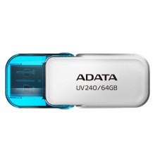 Флэш-накопитель 64GB AUV240-64G-RWH WHITE ADATA