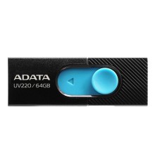 Флэш-накопитель 64GB AUV220-64G-RBKBL BLACK ADATA