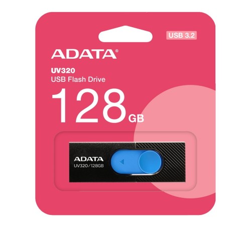 Флэш-накопитель 128GB AUV320-128G-RBKBL BL\BL ADATA