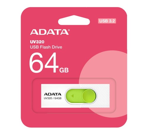 Флэш-накопитель 64GB AUV320-64G-RWHGN WH\GR ADATA Флэш-накопитель 64GB AUV320-64G-RWHGN WH\GR ADATA