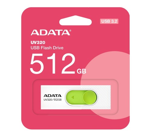 Флэш-накопитель 512GB AUV320-512G-RWHGN WH\GR ADATA