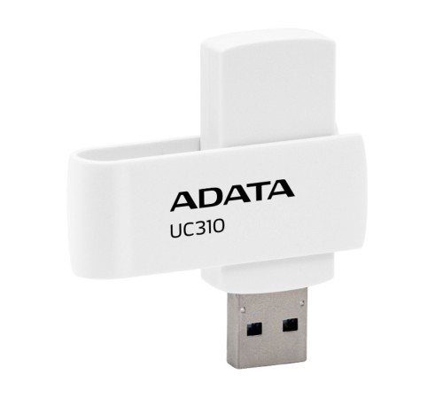 A-DATA Flash Drive 64GB USB WHITE UC310-64G-RWH ADATA A-DATA Flash Drive 64GB USB WHITE UC310-64G-RWH ADATA