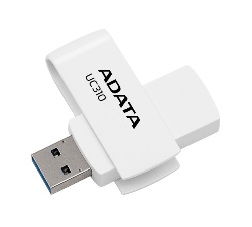 A-DATA Flash Drive 64GB USB WHITE UC310-64G-RWH ADATA A-DATA Flash Drive 64GB USB WHITE UC310-64G-RWH ADATA