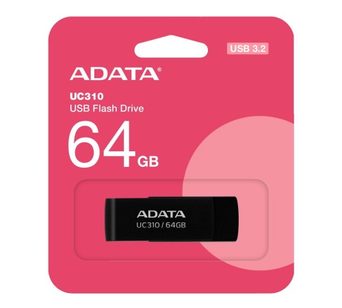 Флэш-накопитель USB3 64GB UC310-64G-RBK ADATA Флэш-накопитель USB3 64GB UC310-64G-RBK ADATA