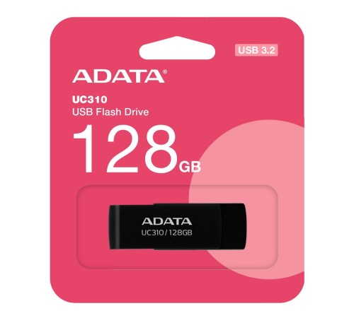 Флэш-накопитель 128GB UC310-128G-RBK BLACK\GR ADATA