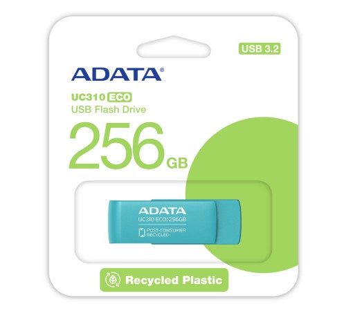 Флэш-накопитель 256GB UC310E-256G-RGN GREEN ADATA