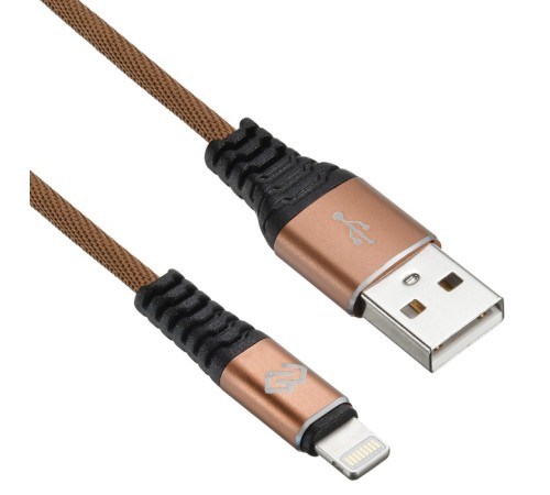 Кабель Digma LIGHT-0.15M-BR USB (m)-Lightning (m) 0.15м коричневый