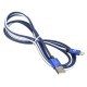 Кабель Digma LIGHT-1.2M-BL USB (m)-Lightning (m) 1.2м синий