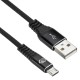 Кабель Digma MICROUSB-1.2M-BRAIDED-BLK USB (m)-micro USB (m) 1.2м черный