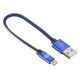 Кабель Digma MICROUSB-0.15M-BL USB (m)-micro USB (m) 0.15м синий