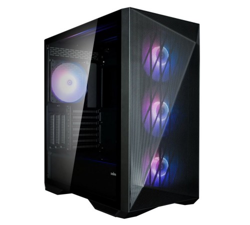Корпус ZALMAN Z9 Iceberg MS Black, EATX, BLACK, WINDOW, 4x3.5", 6x2.5", 2xUSB2.0, 2xUSB3.0, 1xUSB 3.1 Gen2 Type-C, FRONT 3x140mm ARGB, REAR 1x140mm ARGB (Z9 Iceberg MS Black)