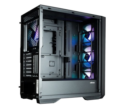 Корпус ZALMAN Z9 Iceberg MS Black, EATX, BLACK, WINDOW, 4x3.5", 6x2.5", 2xUSB2.0, 2xUSB3.0, 1xUSB 3.1 Gen2 Type-C, FRONT 3x140mm ARGB, REAR 1x140mm ARGB (Z9 Iceberg MS Black)