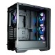 Корпус ZALMAN Z9 Iceberg MS Black, EATX, BLACK, WINDOW, 4x3.5", 6x2.5", 2xUSB2.0, 2xUSB3.0, 1xUSB 3.1 Gen2 Type-C, FRONT 3x140mm ARGB, REAR 1x140mm ARGB (Z9 Iceberg MS Black)