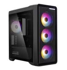 Корпус ZALMAN M3 PLUS RGB, MATX, BLACK, WINDOW, 2x3.5", 3x2.5", 1xUSB2.0, 1xUSB3.0, FRONT 3x120mm RGB, REAR 1x120mm (M3 PLUS RGB)