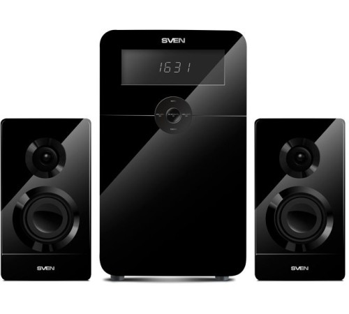 SVEN MS-2250, черный, акустическая система 2.1, мощность (RMS): 50Вт + 2х15Вт, SD/USB, FM-радио, LED-дисплей, пульт ДУ, Bluetooth SVEN MS-2250 (SV-016722) SVEN MS-2250, черный, акустическая система 2.1, мощность (RMS): 50Вт + 2х15Вт, SD/USB, FM-радио, LED-дисплей, пульт ДУ, Bluetooth SVEN MS-2250 (SV-016722)