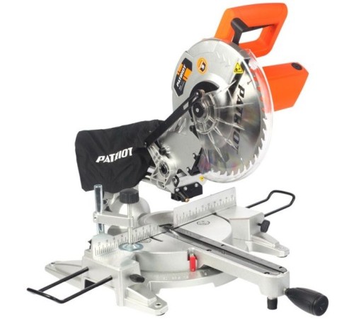 Торцовочная пила Patriot MS 255 1800Вт 5000об/мин d=255мм