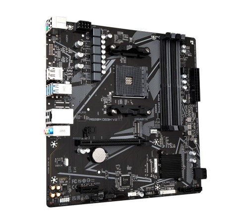Материнская плата GIGABYTE A520M DS3H V2, SocketAM4, AMD A520, mATX, Ret