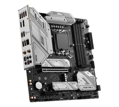 Материнская плата MSI MAG B760M MORTAR WIFI II Soc-1700 Intel B760 4xDDR5 mATX AC`97 8ch(7.1) 2.5Gg+HDMI+DP