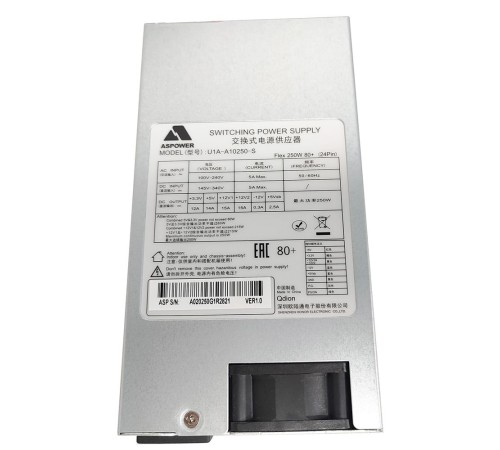 U1A-A10250-S, FLEX ATX, 250W (ШВГ=81.5*40*150mm), 80+ , (ASPower) OEM U1A-A10250-S, FLEX ATX, 250W (ШВГ=81.5*40*150mm), 80+ , (ASPower) OEM