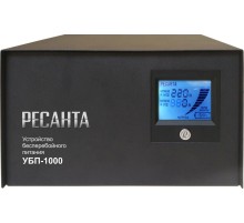 Стабилизатор напряжения Ресанта УБП-1000 электронный однофазный черный