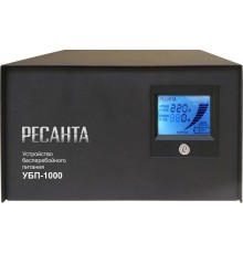 Стабилизатор напряжения Ресанта УБП-1000 электронный однофазный черный