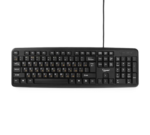 Клавиатура Gembird KB-8320UXL-BL,{ черный, USB, кабель 2 м., 104 клавиши} Клавиатура Gembird KB-8320UXL-BL,{ черный, USB, кабель 2 м., 104 клавиши}
